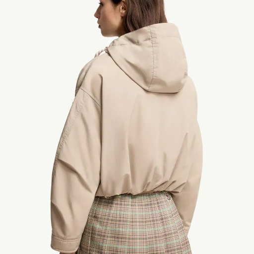 Eucalyptus Hooded Short Down Jacket