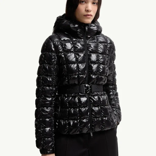 Eynard Hooded Square-Quilted Short Down Jacket