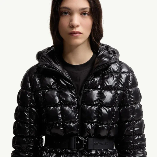 Eynard Hooded Square-Quilted Short Down Jacket