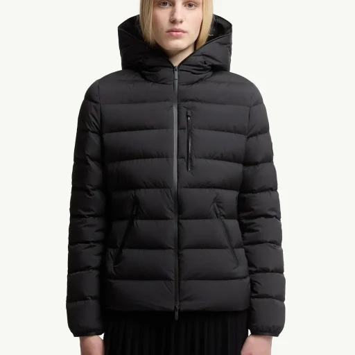 Herbe Hooded Short Down Jacket