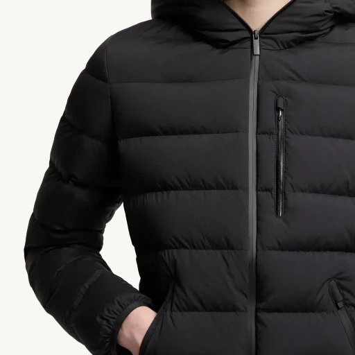Herbe Hooded Short Down Jacket