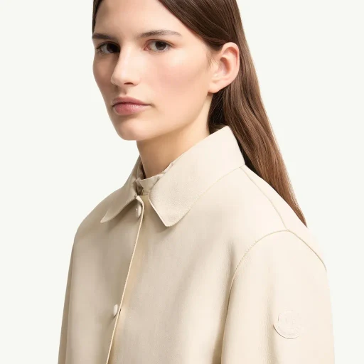 Haricot 3-In-1 Leather Down Shirt Jacket