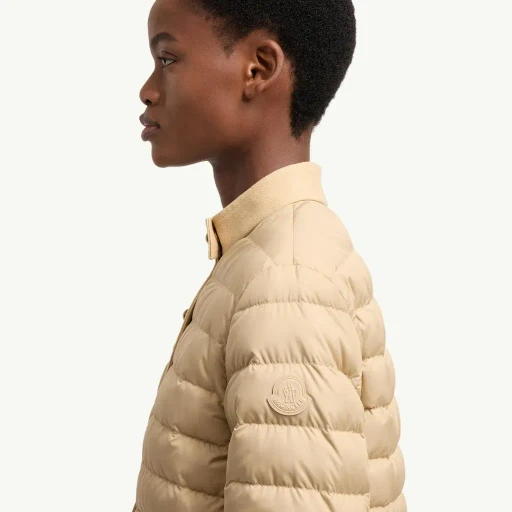 Juju Cotton & Linen-Trimmed Short Down Jacket