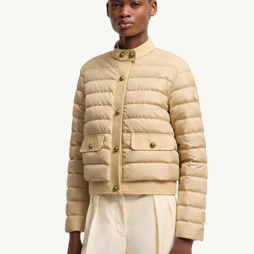 Juju Cotton & Linen-Trimmed Short Down Jacket