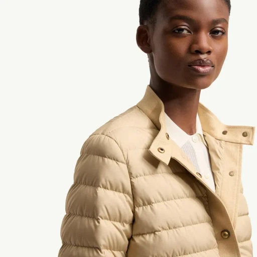 Juju Cotton & Linen-Trimmed Short Down Jacket