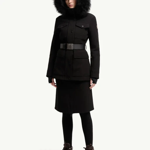 Linotte Shearling-Trimmed Insulated Ski Jacket