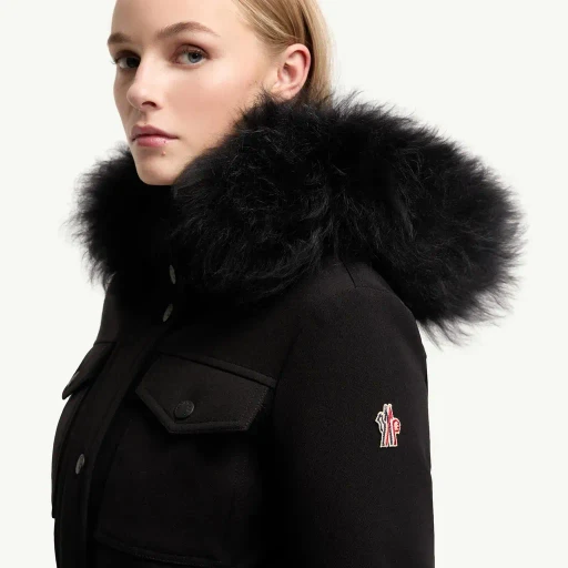 Linotte Shearling-Trimmed Insulated Ski Jacket