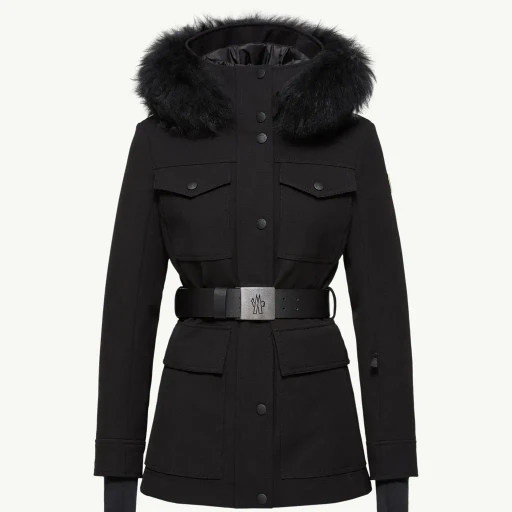 Linotte Shearling-Trimmed Insulated Ski Jacket
