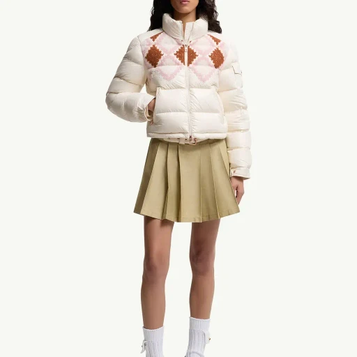 Megara Wool-Trimmed Short Down Jacket