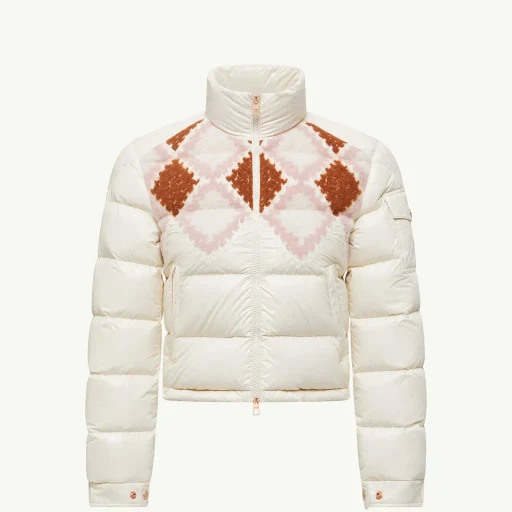 Megara Wool-Trimmed Short Down Jacket