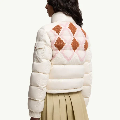 Megara Wool-Trimmed Short Down Jacket