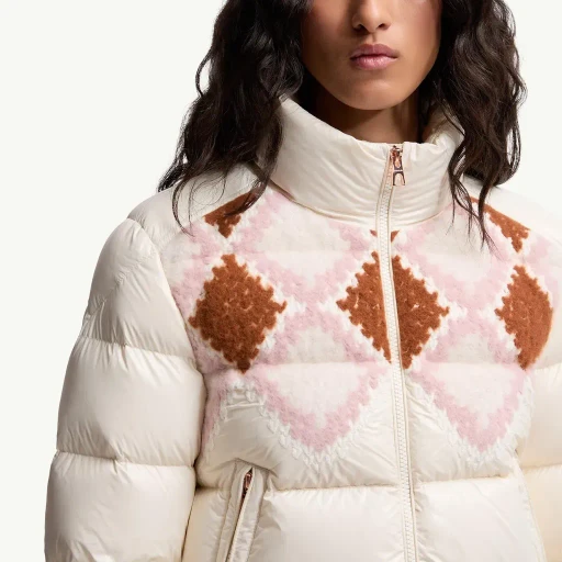 Megara Wool-Trimmed Short Down Jacket
