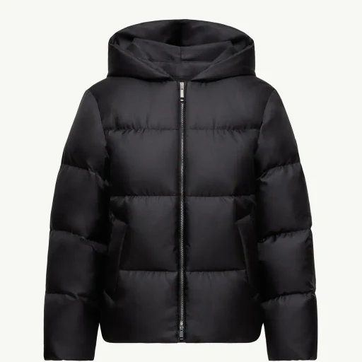 Moncler + Qiu Hao Duan Hooded Short Down Jacket