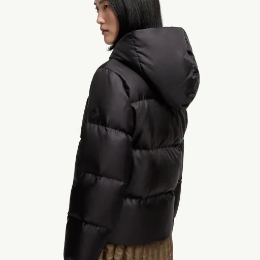 Moncler + Qiu Hao Duan Hooded Short Down Jacket
