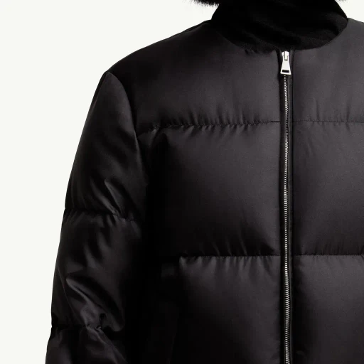 Moncler + Qiu Hao Duan Hooded Short Down Jacket