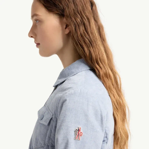 Nangy Corduroy Down Shirt Jacket