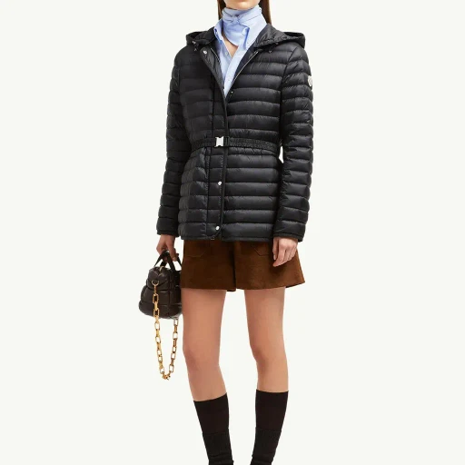 Oredon Hooded Mid-Length Down Jacket