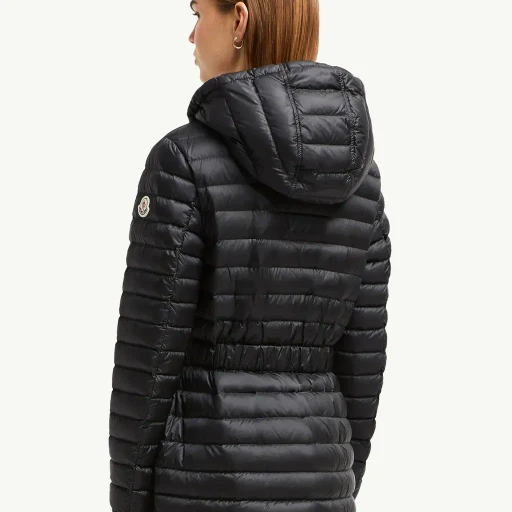 Oredon Hooded Mid-Length Down Jacket
