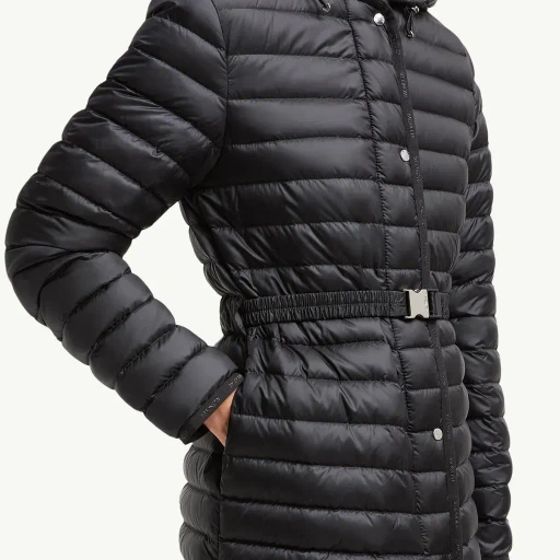 Oredon Hooded Mid-Length Down Jacket