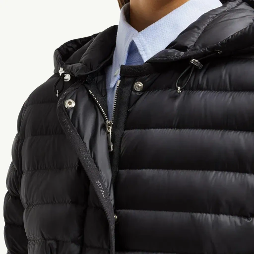 Oredon Hooded Mid-Length Down Jacket