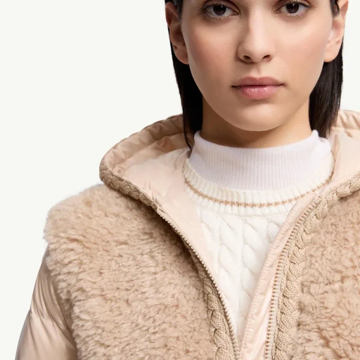 Plantay Hooded Teddy Short Down Jacket