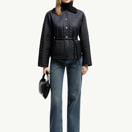 Raray Belted Short Down Jacket