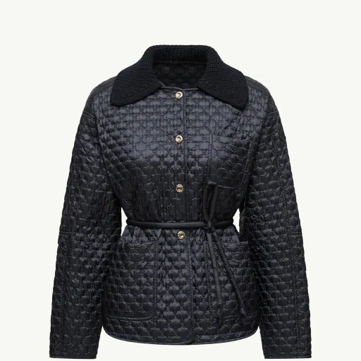 Raray Belted Short Down Jacket