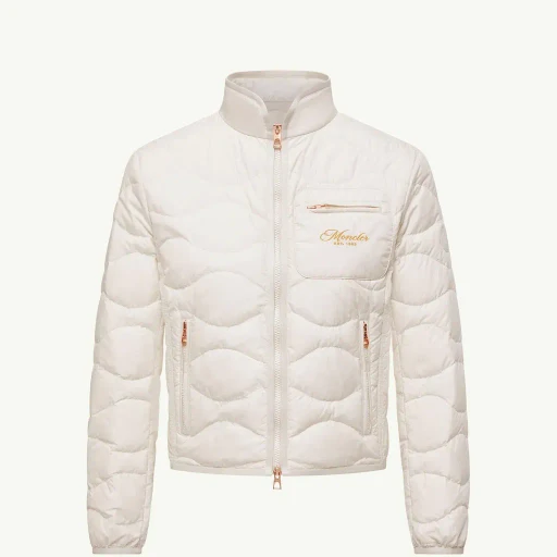 Tegea Wave-Quilted Short Down Jacket