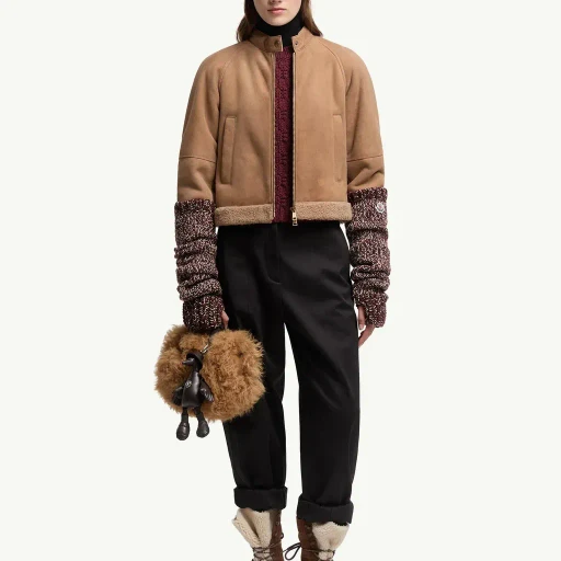 Vougeot Suede Short Down Jacket