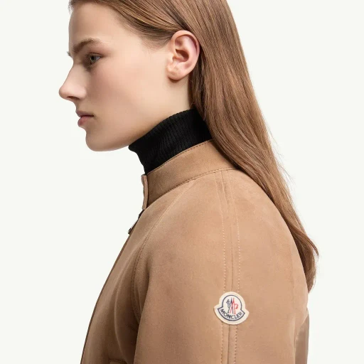 Vougeot Suede Short Down Jacket