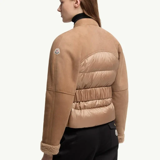 Vougeot Suede Short Down Jacket