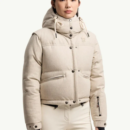 Yintab Hooded Wool Insulated Ski Jacket