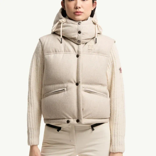 Yintab Hooded Wool Insulated Ski Jacket