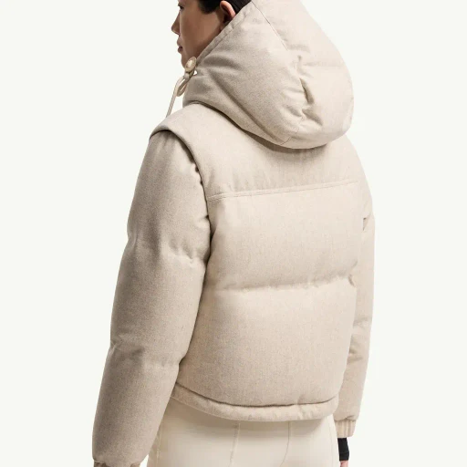 Yintab Hooded Wool Insulated Ski Jacket