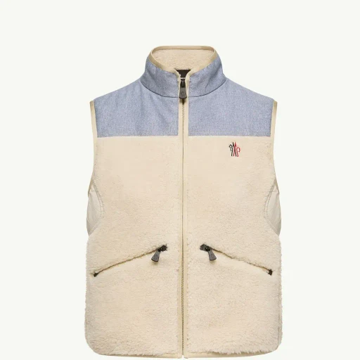 Teddy & Chambray Gilet