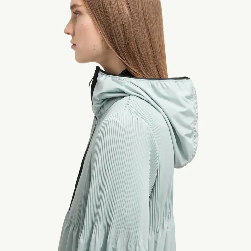 Anemone Pleated Hooded Jacket