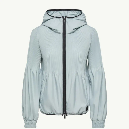 Anemone Pleated Hooded Jacket