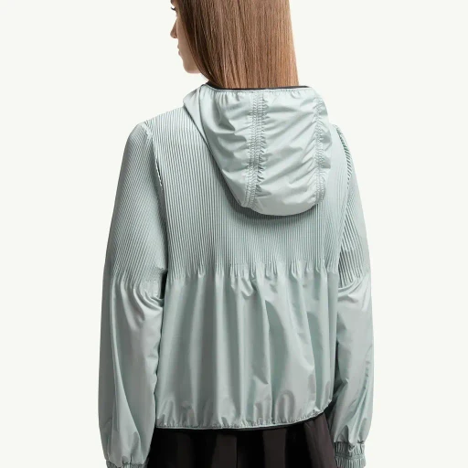 Anemone Pleated Hooded Jacket