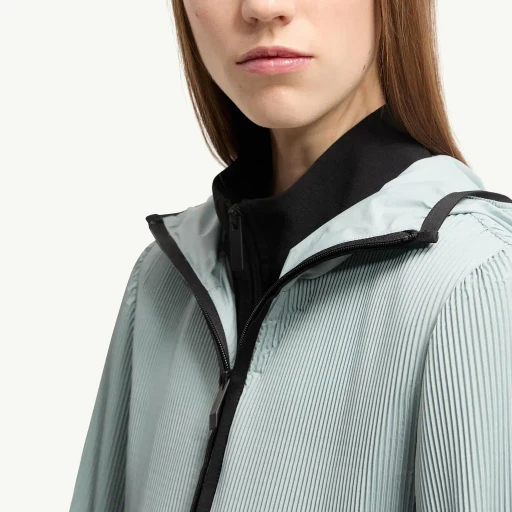 Anemone Pleated Hooded Jacket