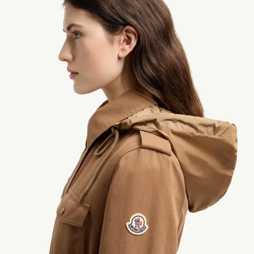 Centaurea Hooded Gabardine Field Jacket