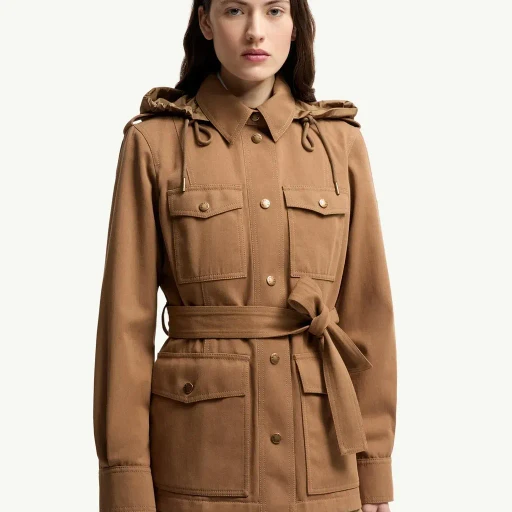 Centaurea Hooded Gabardine Field Jacket