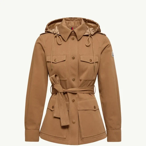 Centaurea Hooded Gabardine Field Jacket