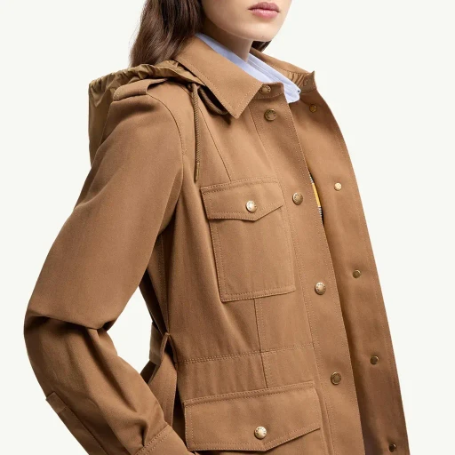 Centaurea Hooded Gabardine Field Jacket
