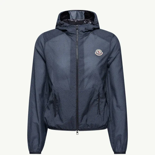 Edasic Seersucker Hooded Jacket