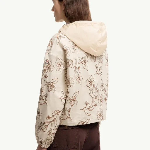 Nepeta Hooded Floral Print Jacket