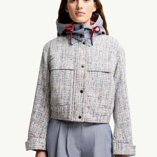 Termez Hooded Tweed Jacket