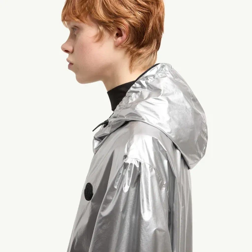 Ylang Hooded Metallic Jacket