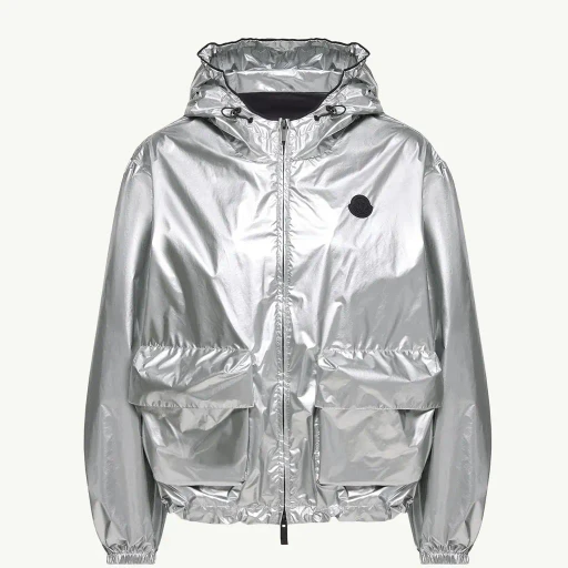 Ylang Hooded Metallic Jacket