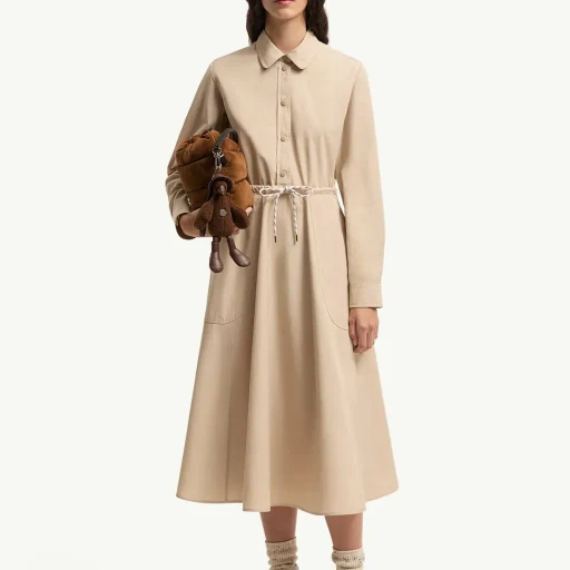Poplin Midi Shirt Dress