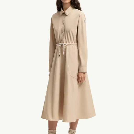 Poplin Midi Shirt Dress